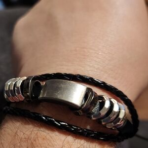 ❤️ Retro PU Leather Woven Bracelet, Punk Cool Bracelet.